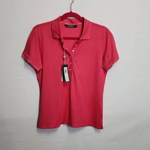 NWT Bobby Jones Cosmo Pink Polo Shirt - Picture 1 of 9